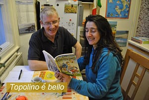 Italina lesson in Bristol. Marinella student