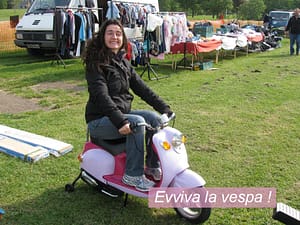 Marinella on Vespa